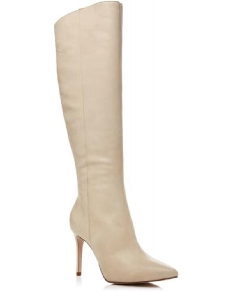 Womens Ivory Snake Comfort Hendrix Pointed Toe Stiletto Zip-Up Leather Dress Booties 11 $29.49 Boots