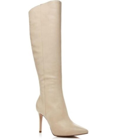 Womens Ivory Snake Comfort Hendrix Pointed Toe Stiletto Zip-Up Leather Dress Booties 11 $29.49 Boots