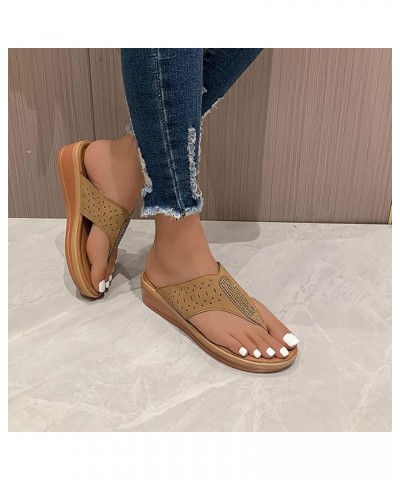 Best Arch Support Indoor Outdoor Slippers for Women Comfy Walking Sandals for Women Cute Womens Shoes Wedges Dressy Casual Co...