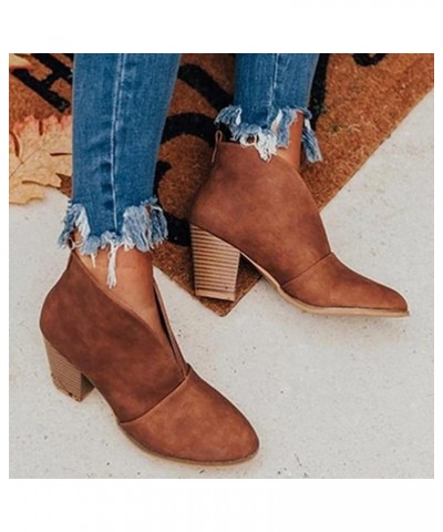 Women's Fashion Western Cowboy Ankle Boots Cowgirl Low Heel Booties White Ankle Boots for Wide Feet Women's Ankle Booties wit...