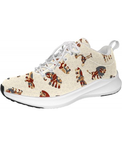 Girls Sneakers Women's Running Shoes Sports Shoe Print Lightweight Shockproof Slip 10 Elephant Giraffe Multicolor $32.24 Athl...