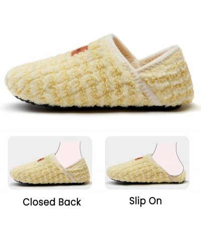 Women's Men's Slippers Socks House Shoes Slip On Indoor Outdoor Travel Unisex Fuzzy Fluffy Lining Size 8 9 Grid Duck Yellow $...