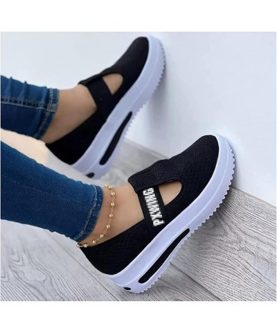 Spring Sneakers Women Casual Breathable Sport Shoes Fashion, Women's Casual Platform Flat Comfort Breathable Canvas Walking S...