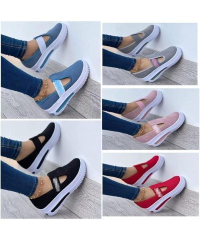 Spring Sneakers Women Casual Breathable Sport Shoes Fashion, Women's Casual Platform Flat Comfort Breathable Canvas Walking S...