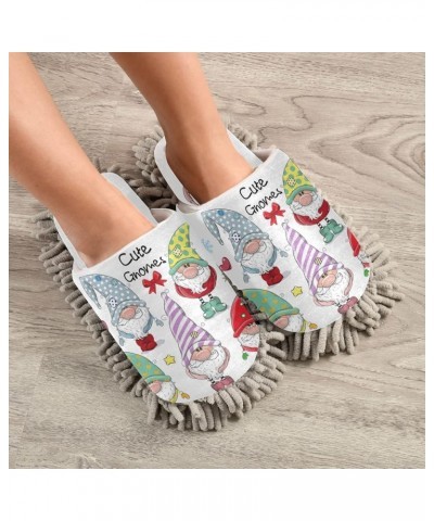 Unisex Fuzzy Slippers, Cozy Floor Dusting Cleaning Mop Shoes for Men Women M-L Multi 17 $13.74 Slippers