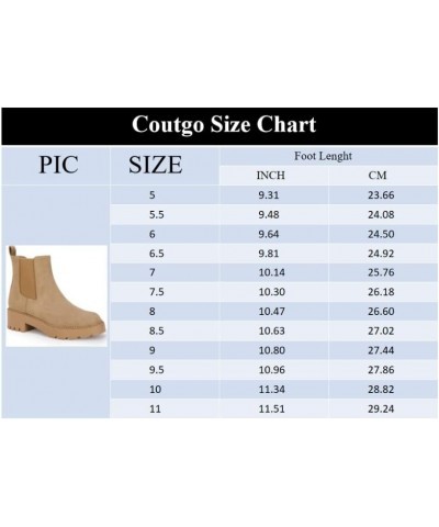 Womens Platform Chunky Low Heel Slip on Chelsea Boots Suede Elastic Ankle Boots White $26.94 Boots