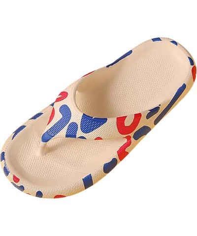 Thick Soled Women's Slippers Women's Soft Soled EVA Super Soft Versatile Large Size Valentines Day Slippers for Women (Camouf...