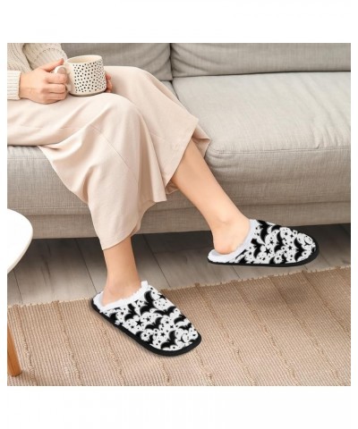 Autumn Leave Prints Winter Spa Slippers for Women Men House Slippers Soft Memory Foam Slippers Non-Slip Indoor Outdoor Travel...