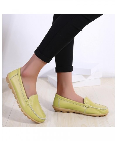 Women's Classic Closed Toe Kitten Heel Pumps Party Low Heeled Casual Shoes for Girls Green $12.98 Flats