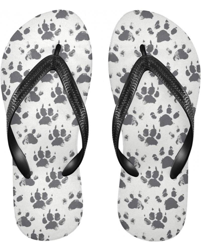 Messy Dog Paw Flops Slip Sandals for Women Men, Beach Shoes Casual Thong Sandal804 $12.64 Sandals