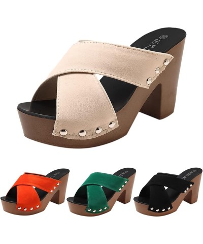 Flip Flop Women Rubber Women Slides Size 9 Shoes For Women Sandals Slides Gold Flats Women Sandals Heels Comf Black-e $17.43 ...