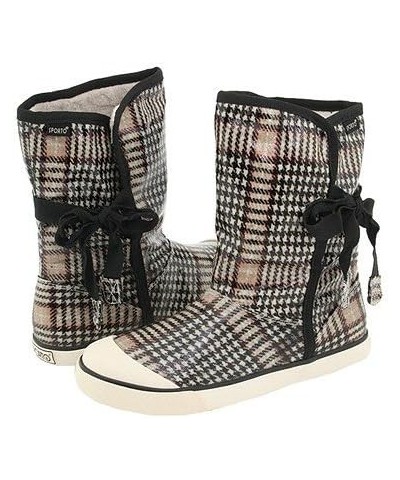 Women's June Rain Boot Black/Cream $22.68 Outdoor Shoes