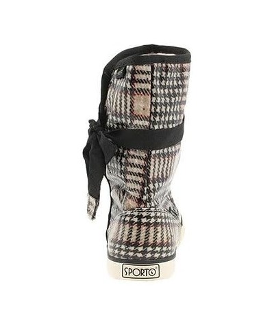 Women's June Rain Boot Black/Cream $22.68 Outdoor Shoes