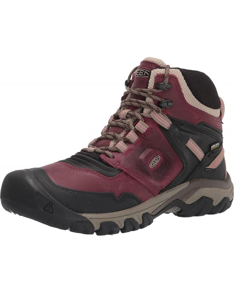 womens Ridge Flex Waterproof Boot Rhubarb/Black $39.21 Outdoor Shoes