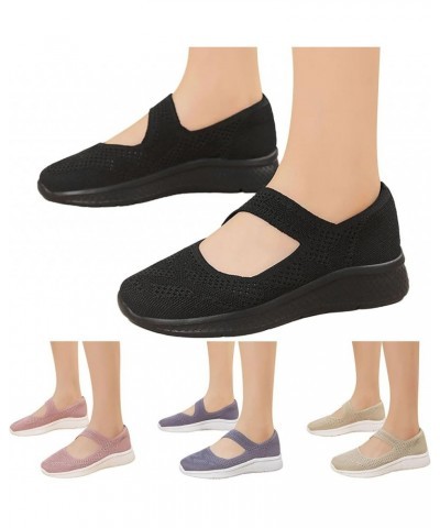 Sneakers for Women Women's Sneakers Lightweight Athletic Shoes Women Women's Wedges Trainers 1-black $17.12 Athletic Shoes