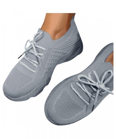 Women's Fashion Sneakers, Casual Shoes for Women, Orthopedic Walking Shoes for Women Non Slip Arch Support Lace-up Lightweigh...