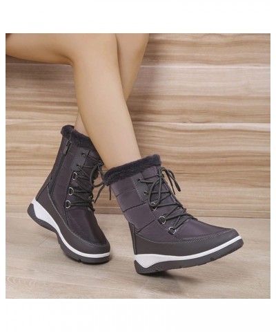 Winter Boots for Women Fashion Slip on Winter Boots for Women Waterproof Snow Non Slip Warm Winter Boots Women Womens Size 11...