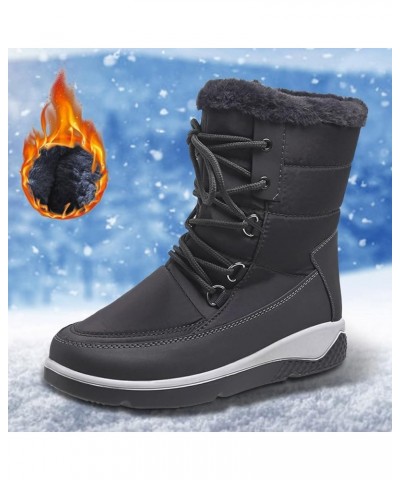 Winter Boots for Women Fashion Slip on Winter Boots for Women Waterproof Snow Non Slip Warm Winter Boots Women Womens Size 11...