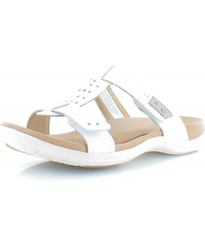 Rubey Slide Women's Comfort Sandal White/Pewter $26.51 Sandals