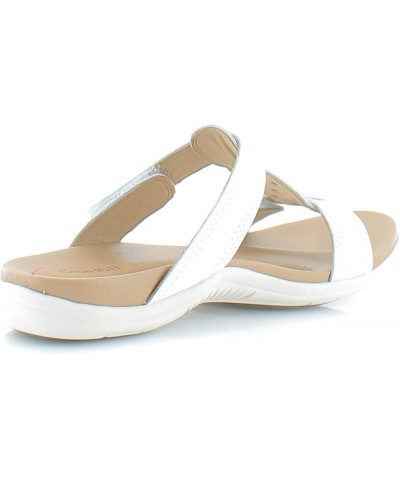 Rubey Slide Women's Comfort Sandal White/Pewter $26.51 Sandals