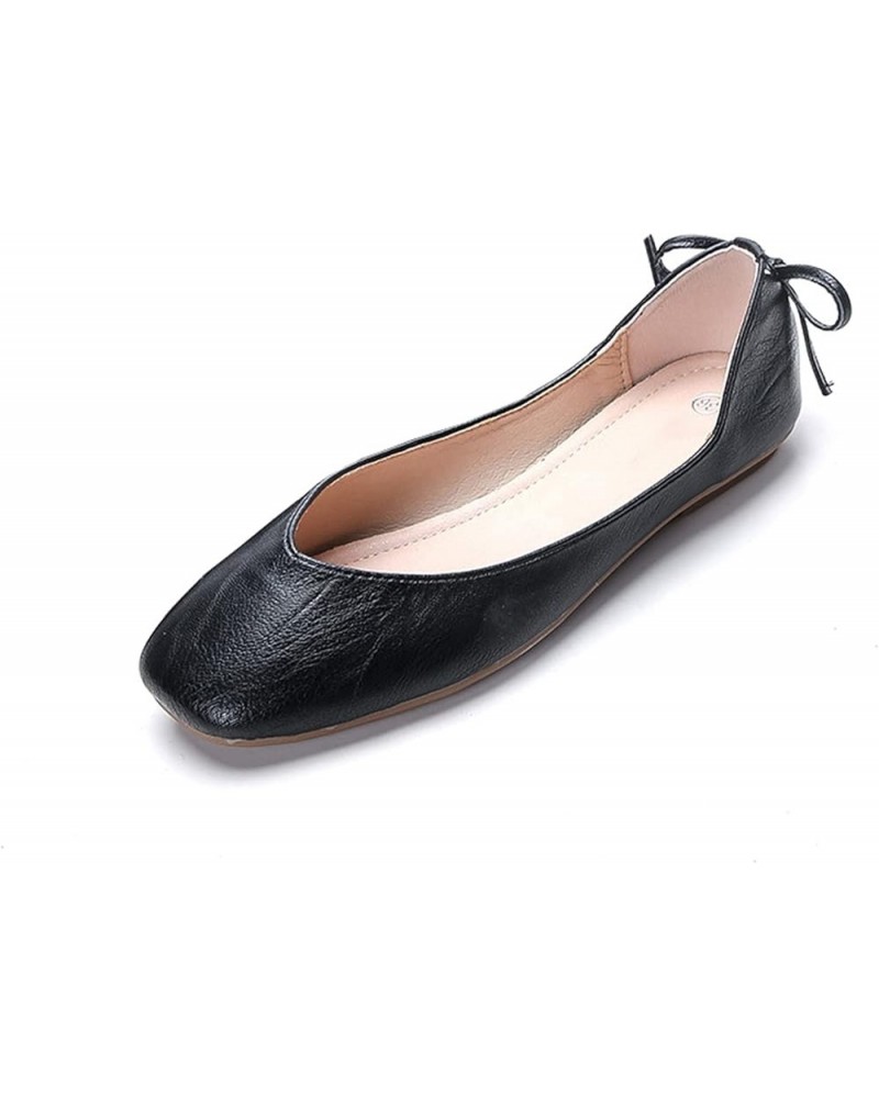 Women Ballerinas, Dolly Shoes Flat Single Shoes Casual Square Toe Women's Shoes for Ultimate Comfort,C,37 41 C $20.81 Flats