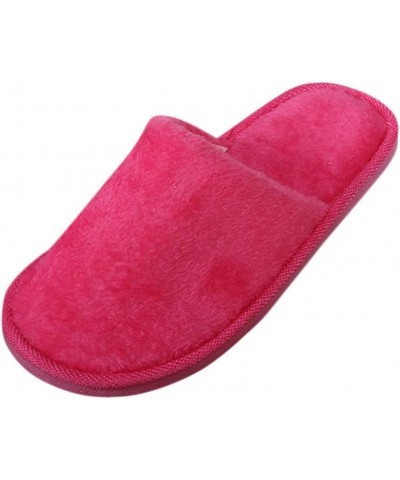 Cozy Sports Slippers for Women Men Ballerina Couple's Winter Indoor Plus Velvet Moccasins Crib House Shoes Pink $9.86 Slippers