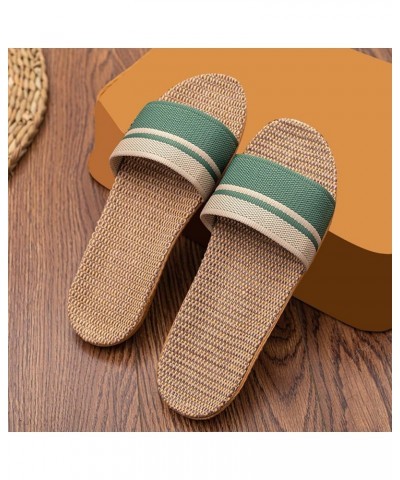 Wedge Sandals for Women Thong T-Strap Orthotic Espadrilles Sandals Comfy Slip On Cork Foot Bed 2 Band Sandal 172-qrcvgj-green...