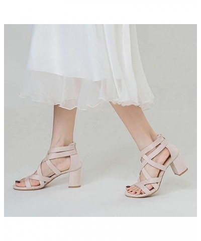 Womens Sandals Adjustable Ankle Buckle Dress Sandals Footbed Arch Support Flat Sandals Black Sandals Women Beige $16.33 Outdo...