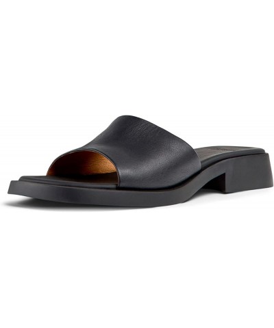 Women's K201485 Dana Flat Sandal Black $68.15 Sandals