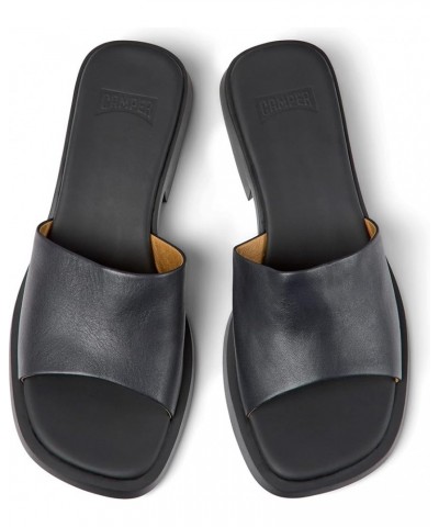 Women's K201485 Dana Flat Sandal Black $68.15 Sandals