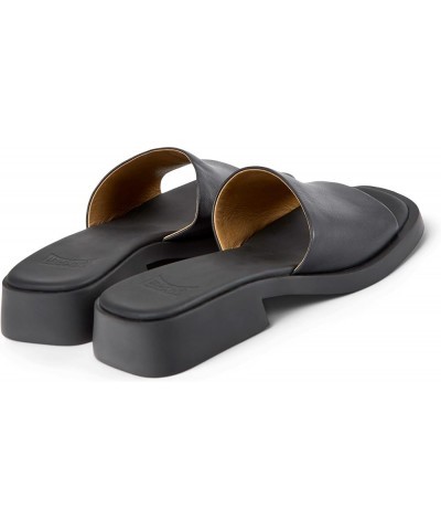 Women's K201485 Dana Flat Sandal Black $68.15 Sandals