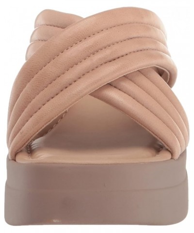 Women's Maz-Italy Platform Sandal Wedge Nude Leather $18.65 Sandals