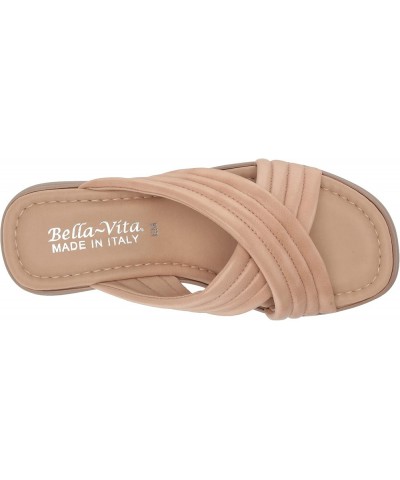 Women's Maz-Italy Platform Sandal Wedge Nude Leather $18.65 Sandals