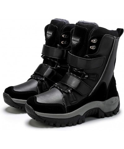 Women's Snow Boots Fashion Winter Keep Wram Ankle Boots Faux Fur Lined Shoes for Women Black $27.43 Boots