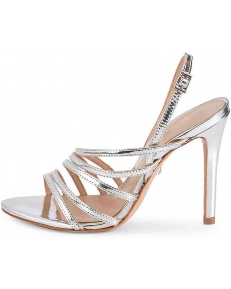 High Heels Summer New Sandals Women's Plus Size Golden Silver Patent Leather-Silver||41 35 Silver $31.16 Sandals