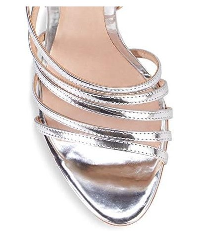 High Heels Summer New Sandals Women's Plus Size Golden Silver Patent Leather-Silver||41 35 Silver $31.16 Sandals