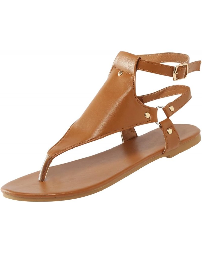 Women's Platform Sandal Summer Slippers Fish Mouth Shoes Fashion Wedge Sandal Middle Heel Flip-Flop Sandals Casual Qf5-brown ...