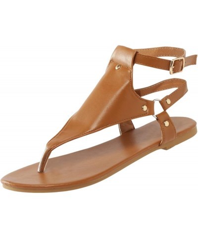 Women's Platform Sandal Summer Slippers Fish Mouth Shoes Fashion Wedge Sandal Middle Heel Flip-Flop Sandals Casual Qf5-brown ...