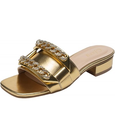 Flip Flop Slippers Women Slides Sandals Women Slides Brown Women Sandals Comfortable Flats Shoes Women Dressy B-gold $10.90 S...