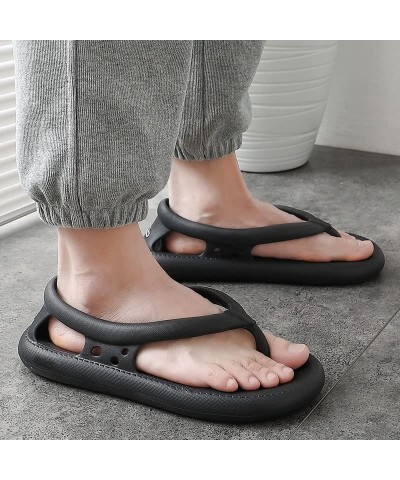 Summer Beach Non-slip Flip Flops, New Summer Soft Comfortable Thong Sandal, Men's Women's EVA Non-slip Thick Bottom Beach San...