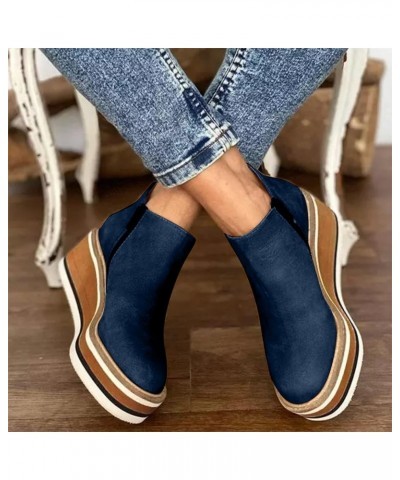 Womens Ankle Boots Wide Width 1 Inch Heel White Ankle Boots Wide Foot Short Boots for Women Low Heel Wide Low Cowboy Boots fo...