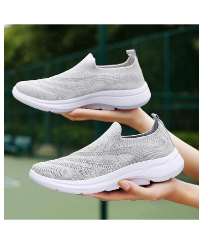 women's slip on sneakers rainbow shoes for women Slip On Moccasins running shoes for women Slip On Moccasins Z 11-grey $12.13...