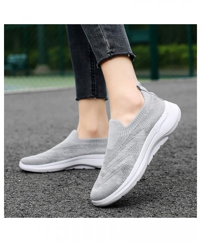 women's slip on sneakers rainbow shoes for women Slip On Moccasins running shoes for women Slip On Moccasins Z 11-grey $12.13...