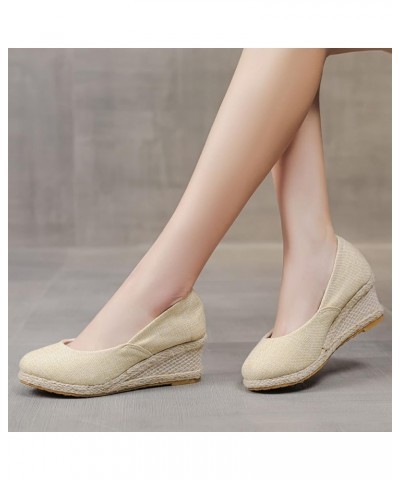 Women Comfy Orthopedic Arch Support Dress Beach Flat Mules Sandals Elastic T-Strap Thong Summer Low Chunky Heel Shoe 140-ixpy...