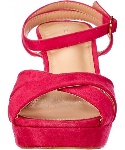 CANDELA KIRS Women's Sandalia De Fiesta Olías Sandals Pink $25.86 Sandals