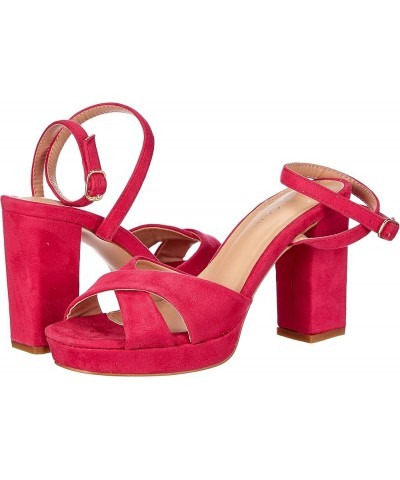 CANDELA KIRS Women's Sandalia De Fiesta Olías Sandals Pink $25.86 Sandals