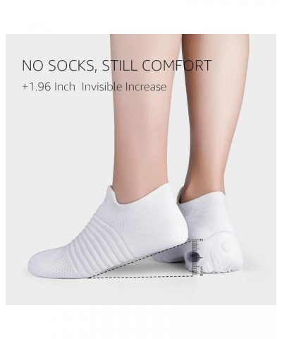 Slip On Breathe Mesh Walking Shoes Women Fashion Sneakers Comfort Wedge Platform Loafers White $16.25 Athletic Shoes