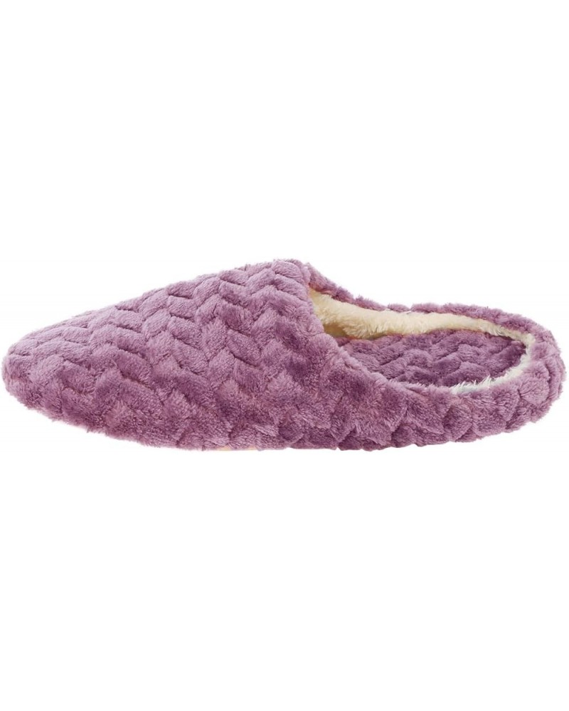 Chunky Flats House Slippers for Women Colorful Slip On Indoor Women's Slipper Chic Designed Pull On Crib Shoes A-purple $7.27...