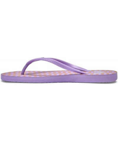 Women's Bermuda print sandals Espresso Lavender $31.05 Sandals