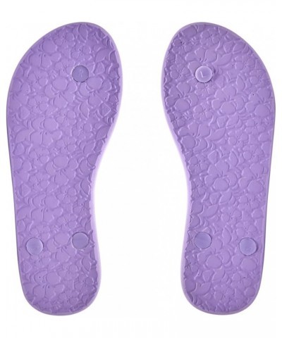 Women's Bermuda print sandals Espresso Lavender $31.05 Sandals